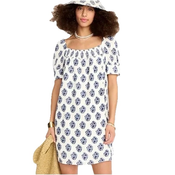 J. Crew Dresses & Skirts - J Crew Smocked Mini Dress Size M